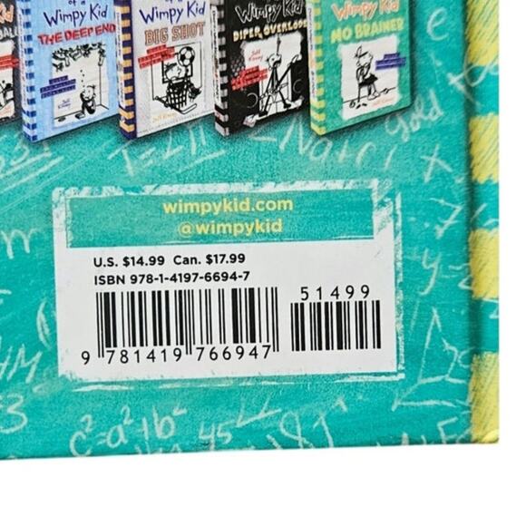 Diary of a Wimpy Kid No Brainer Book Hardcover - Picture 4 of 4